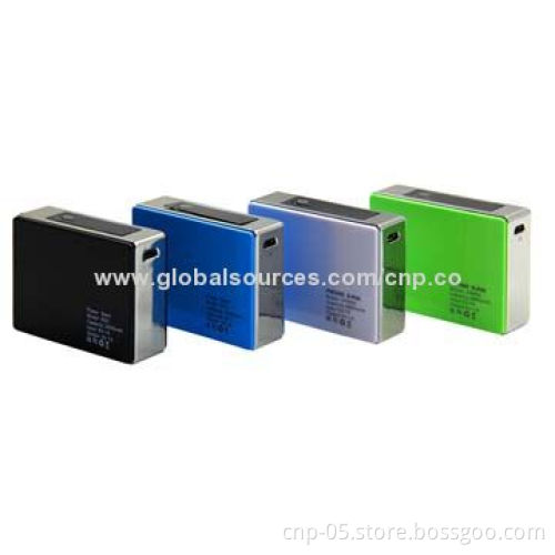 Power Banks with 5,200mAh Capacity, Blue Digital LCD, Specially Designed for Mobile Phones